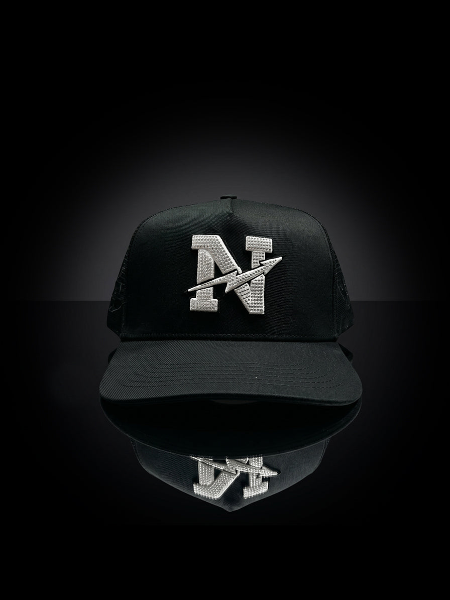 Cap Black & Silver (Gorra Negro y Plata)