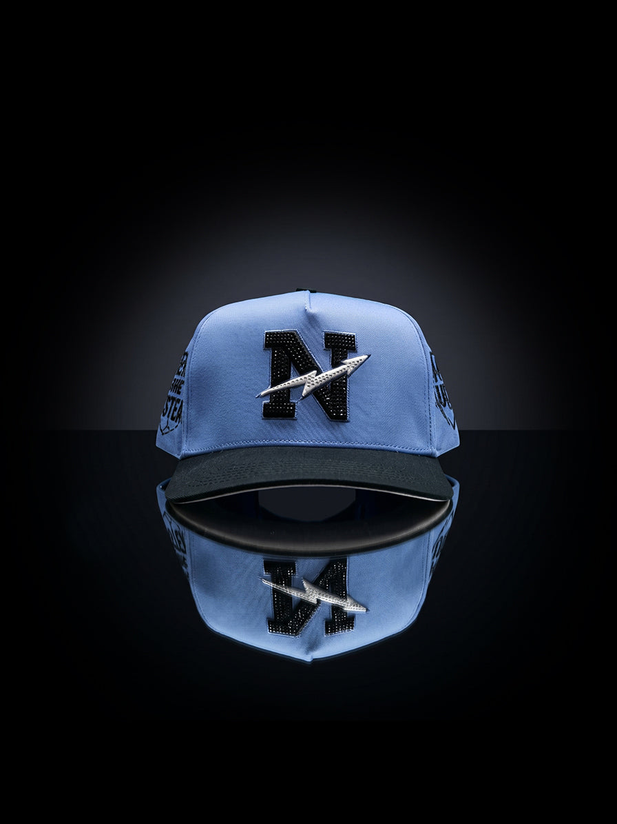Cap Carolina Blue & Black (Gorra Azul Carolina y Negro)
