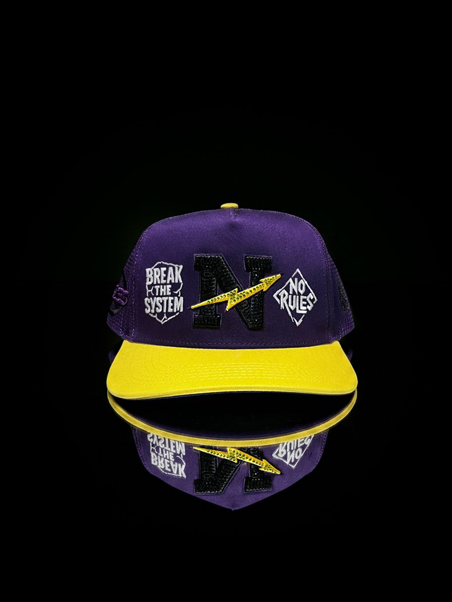 Norules Cap Purple & Yellow (Lakers)