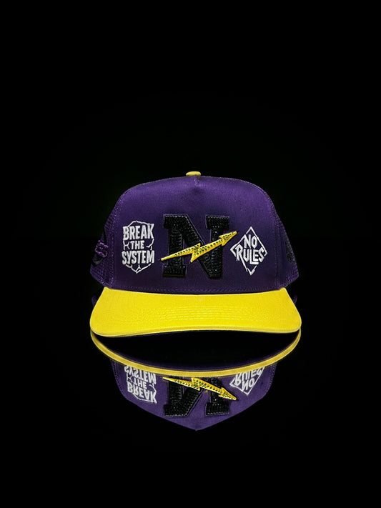Norules Cap Purple & Yellow (Lakers)