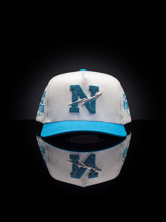 Cap White & Light Blue (Gorra Blanco y Azul Claro)